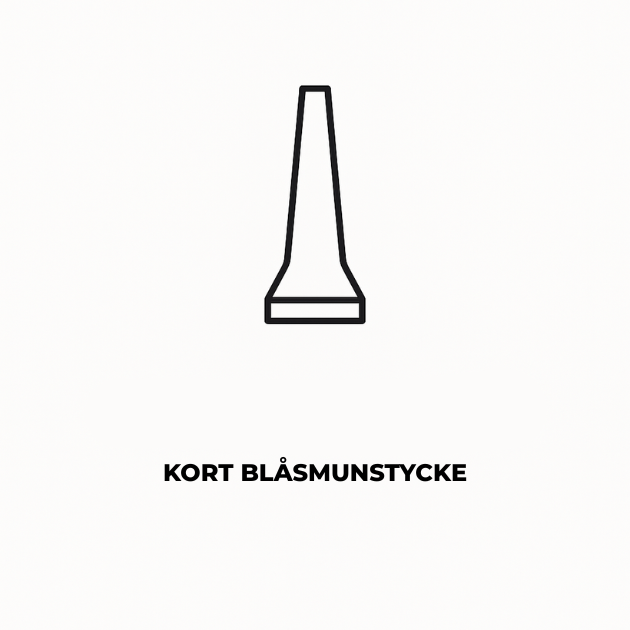Kort blåsmunstycke - JetForce X
